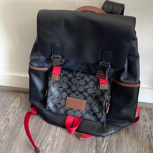 Coach backpack worn once.